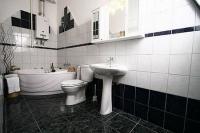 Elegant bathroom of Central Hotel 21 in the centre of Budapest